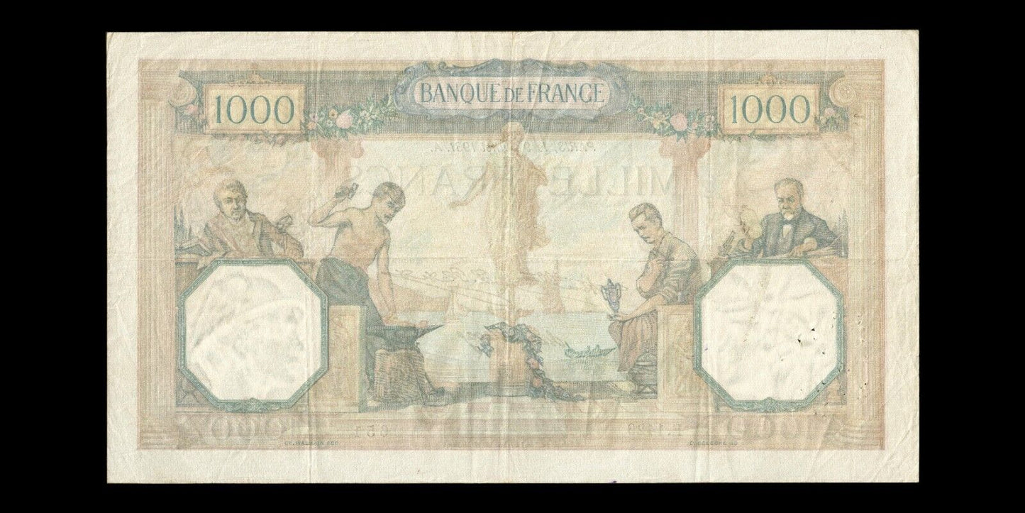 FRANCE - 1000 Francs Cérès et Mercure 1931 F.37.06, P.79b pr.TTB / VF-