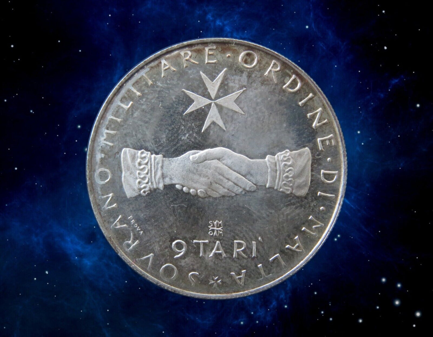 ORDRE DE MALTE - MALTA - 9 Tari Proof 1977