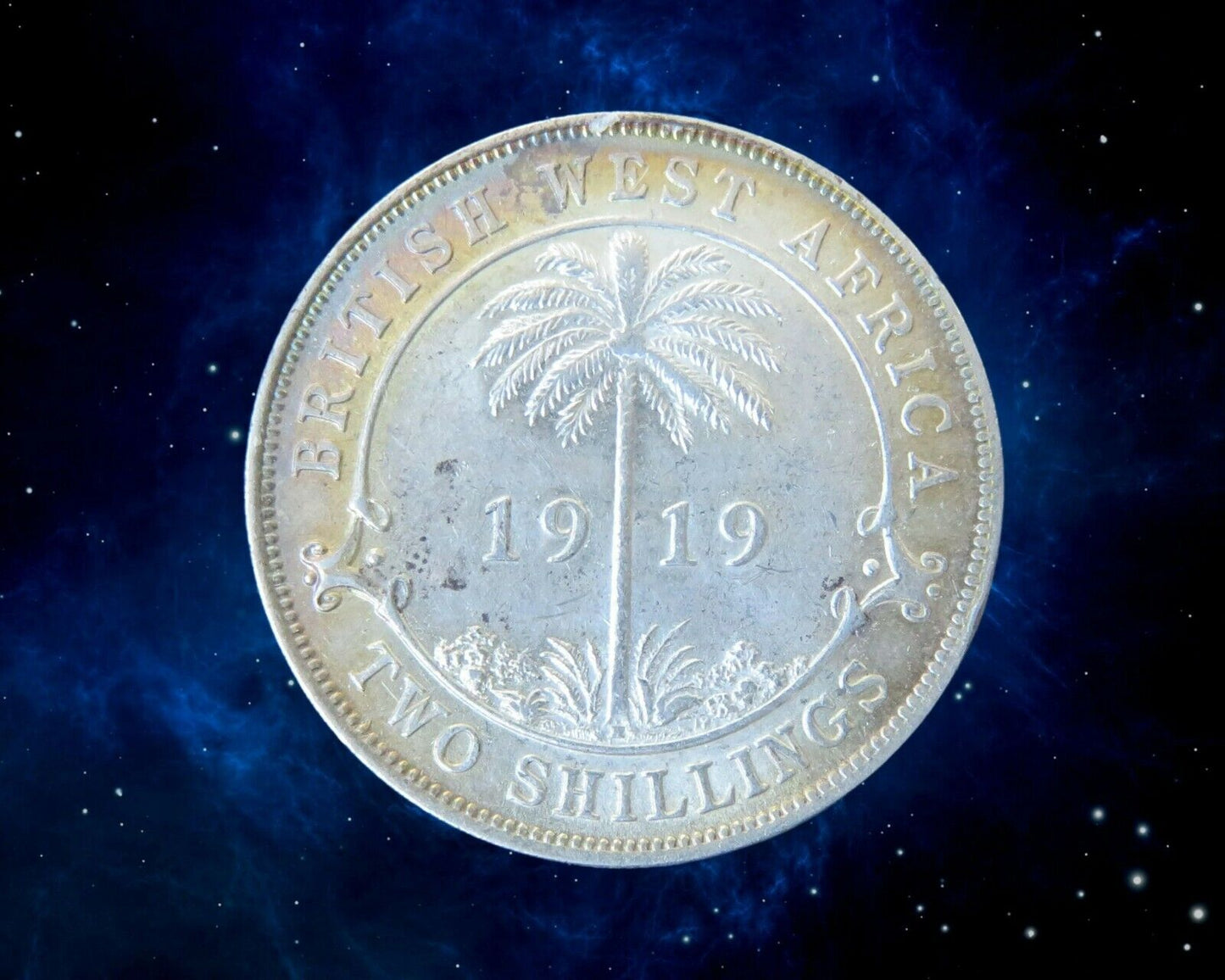 BRITISH WEST AFRICA - 2 Shilling 1919 KM.13