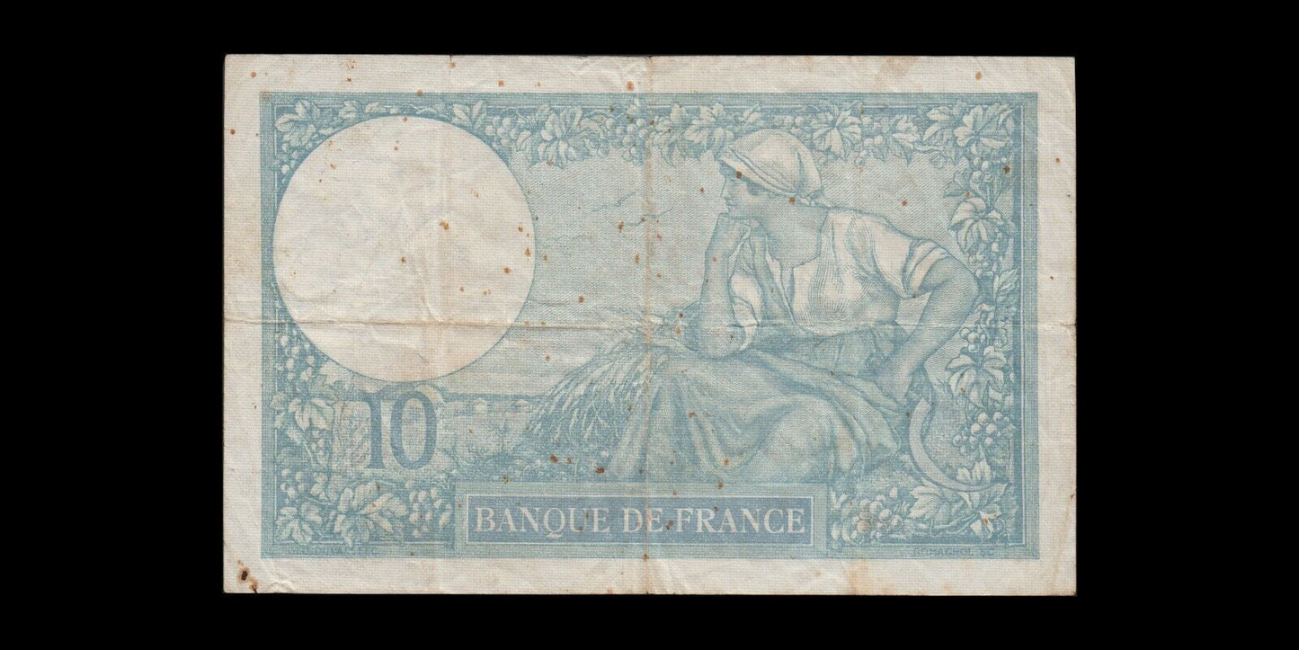 FRANCE - 10 Francs Minerve 1940 F.07.25 P.84 pr.TTB / VF-