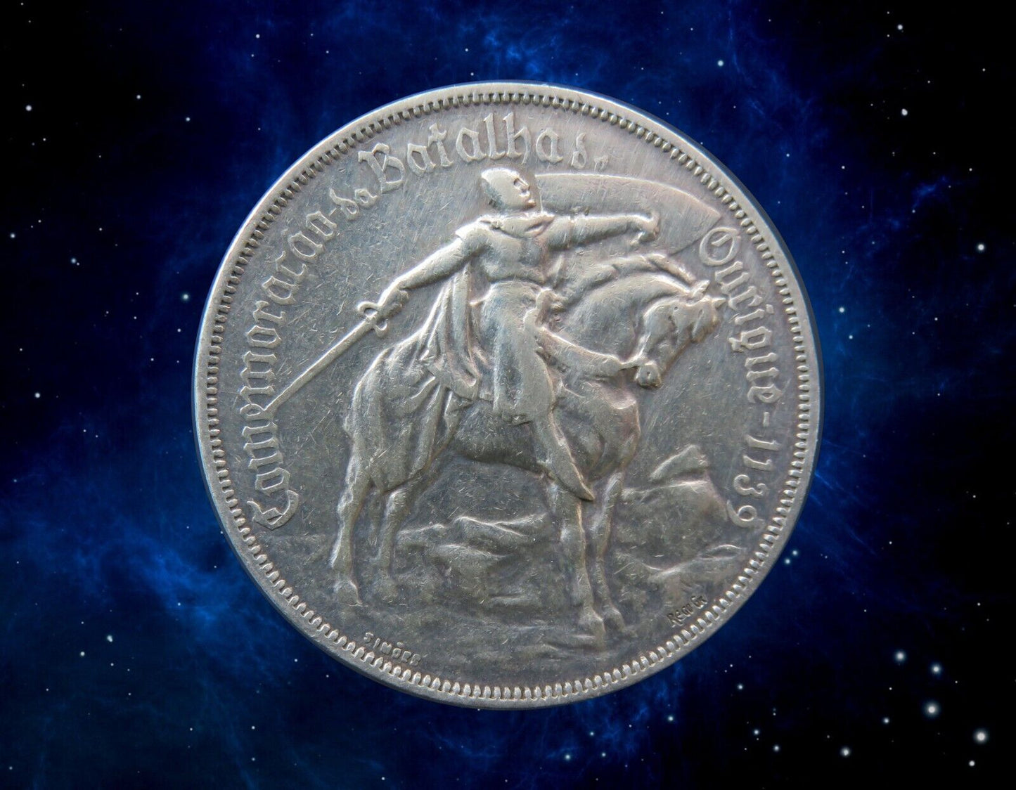 PORTUGAL - 10 Escudos 1928 Bataille d'Ourique KM.579