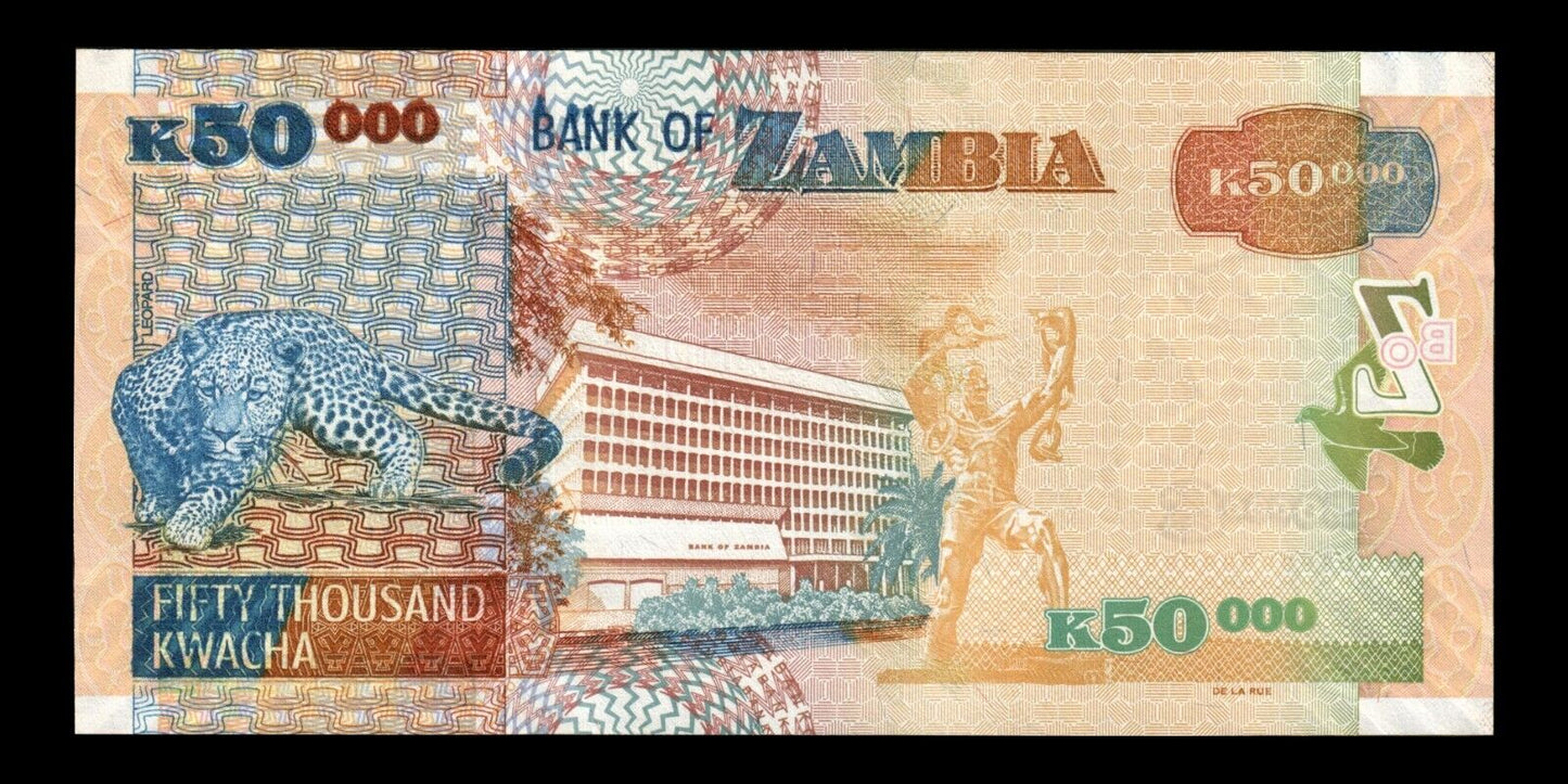 ZAMBIE - ZAMBIA - 50000 Kwacha 2003 P.48a NEUF / UNC