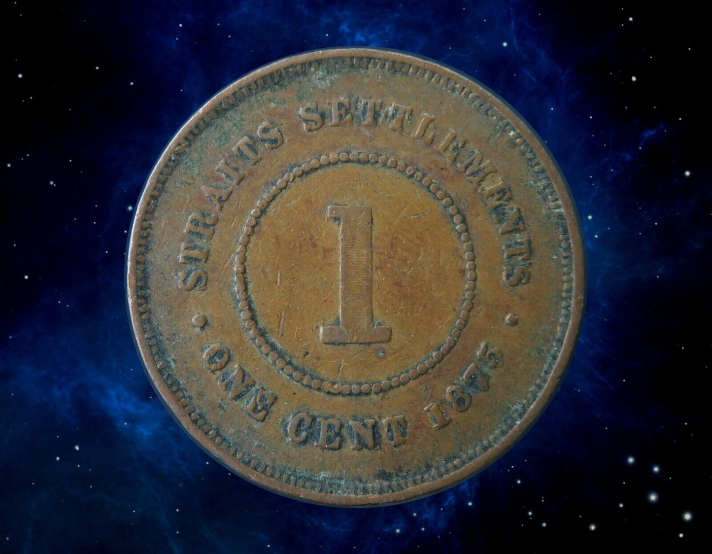 MALAISIE - STRAITS SETTLEMENTS - 1 Cent 1875 KM.9