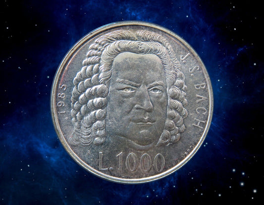 SAINT MARIN - SAN MARINO - 1000 Lire J.S.Bach 1985 KM.183