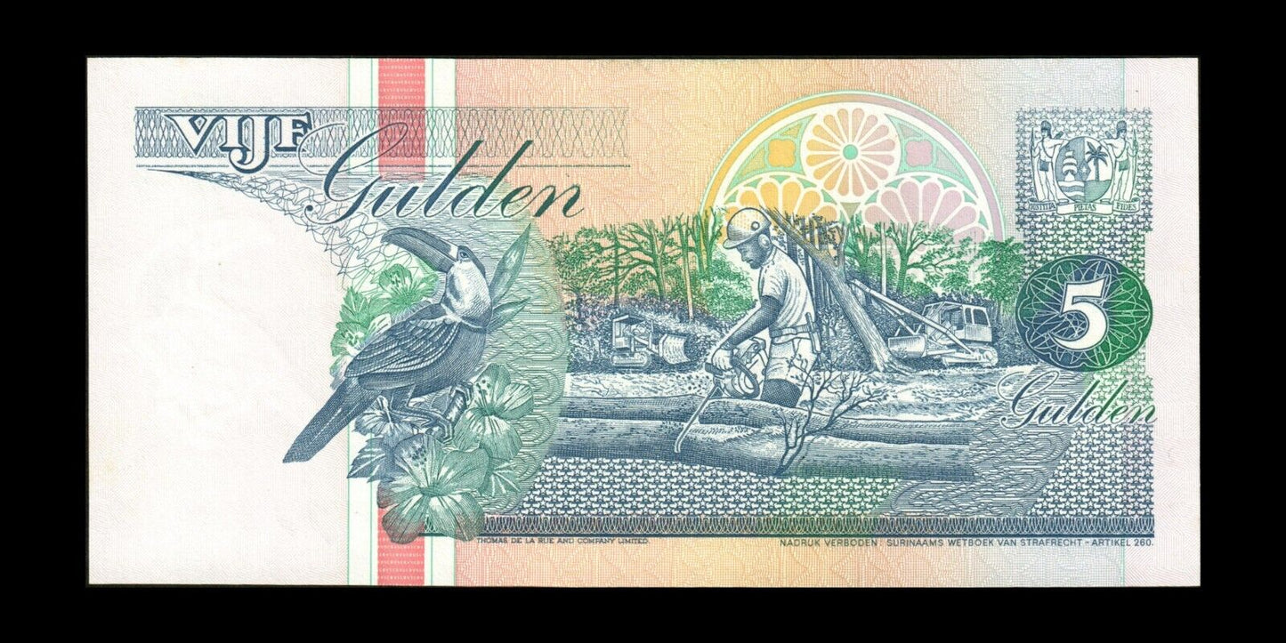 SURINAME - 5 Gulden 1998 P.136b NEUF / UNC