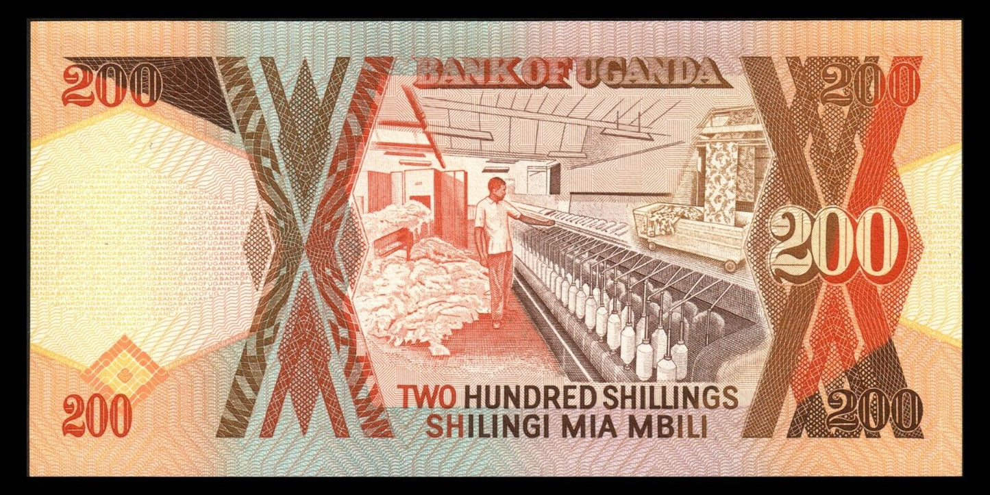 OUGANDA - UGANDA - 200 Shillings 1996 P.32b pr.NEUF / UNC-