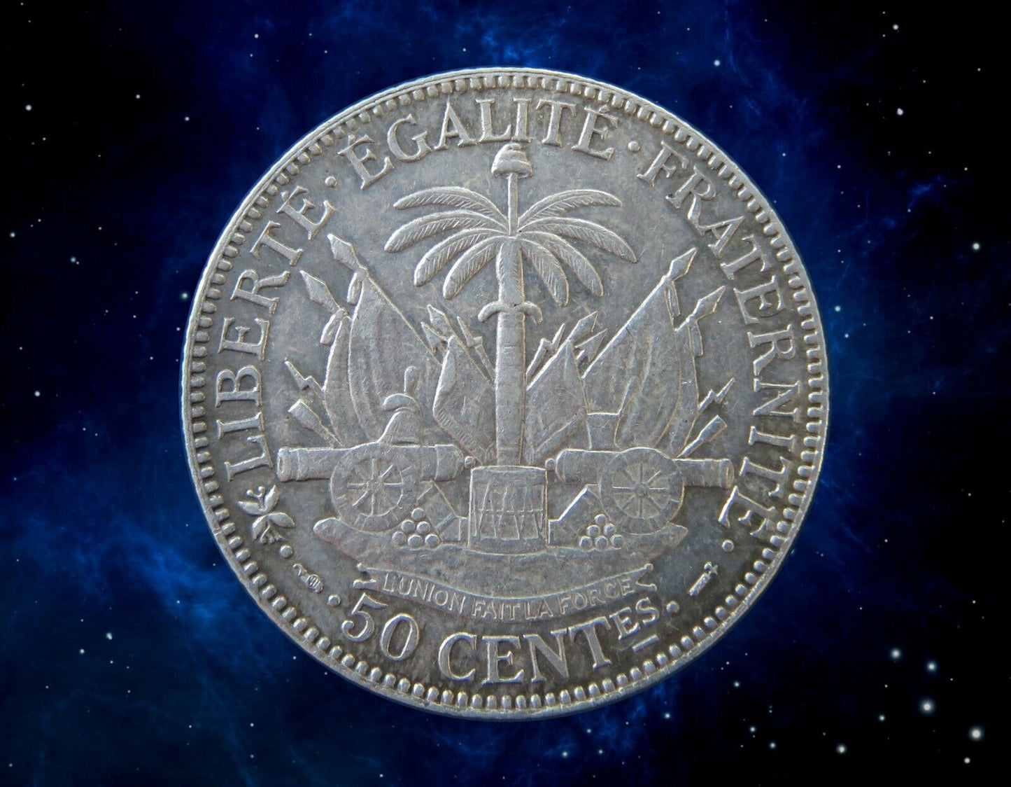 HAITI - 50 Centimes 1895 KM.47