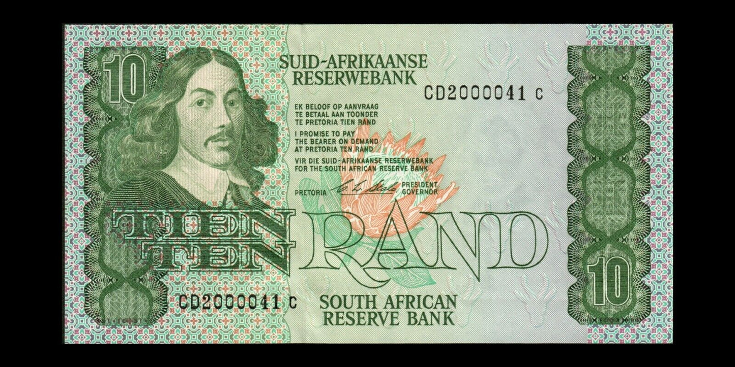 AFRIQUE DU SUD - SOUTH AFRICA - 10 Rand (1978-1993) P.120e SPL / AU