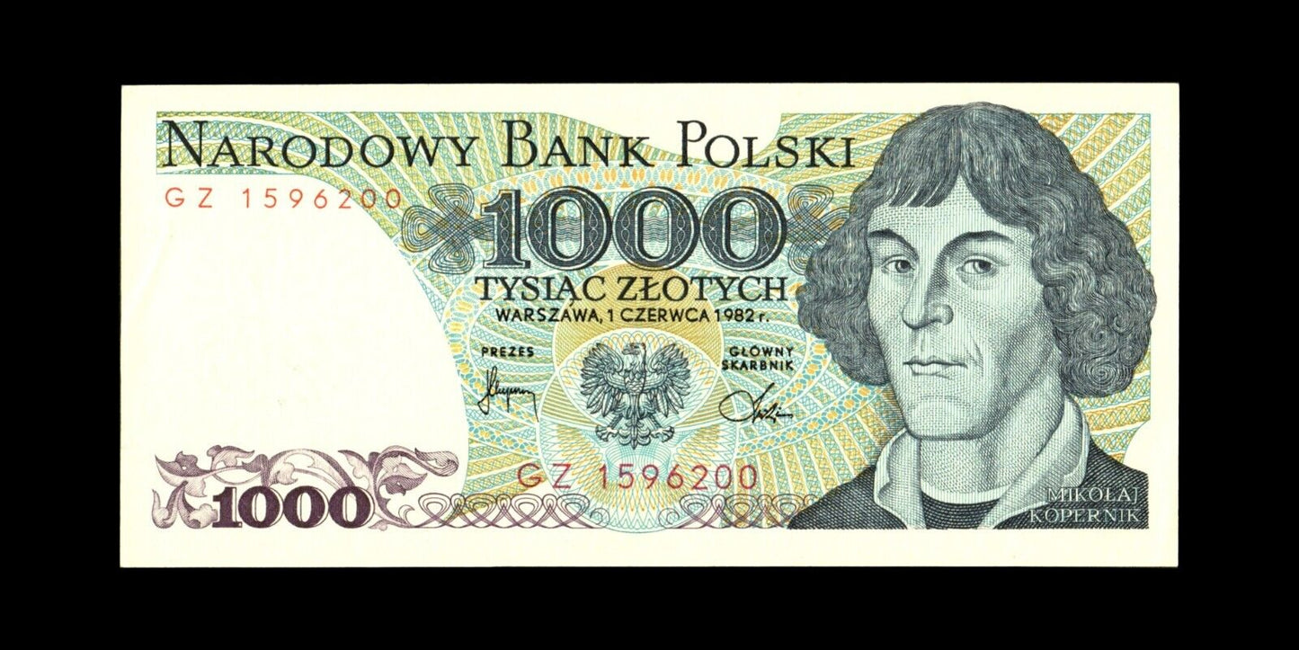 POLOGNE - POLAND - 1000 Zlotych 1982 P.146c pr.NEUF / UNC-