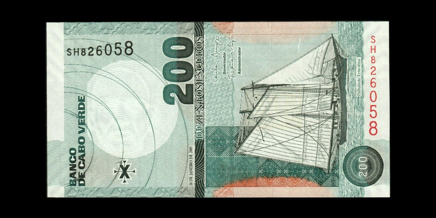 CAP VERT - CAPE VERDE - 200 Escudos 2005 P.68a NEUF / UNC