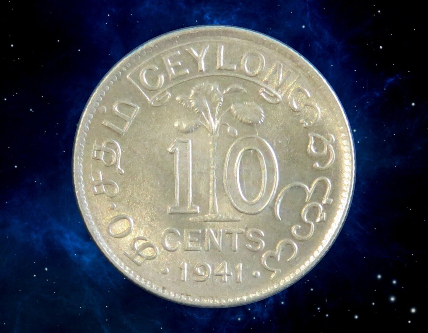 CEYLAN - CEYLON - 10 Cents 1941 KM.112