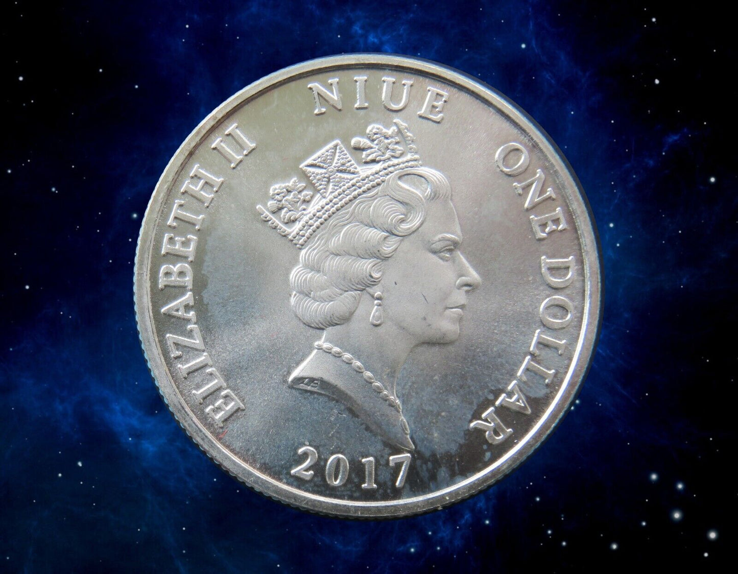 NIUE - 1 Troy Oz 2017 Guardian Angel