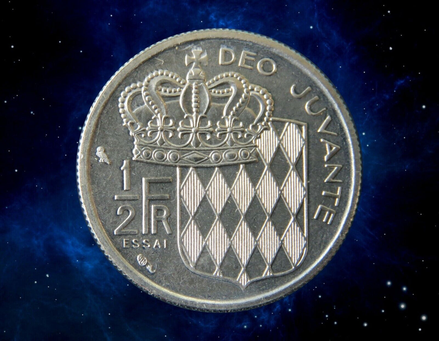 MONACO - Essai de 1/2 Franc 1965 Gadoury 149