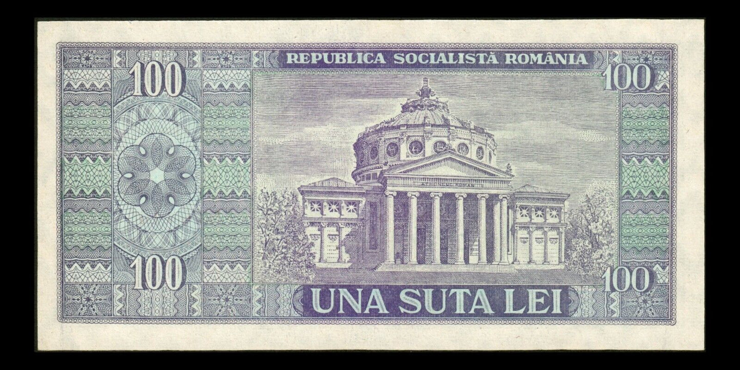 ROUMANIE - ROMANIA - 100 Lei 1966 P.97a pr.NEUF / UNC-