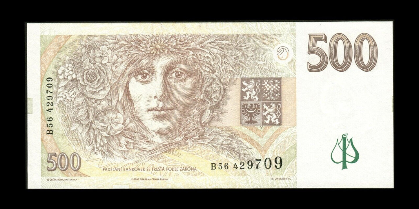 RÉPUBLIQUE TCHÈQUE - CZECH REPUBLIC - 500 Korun 1995 P.14 NEUF / UNC