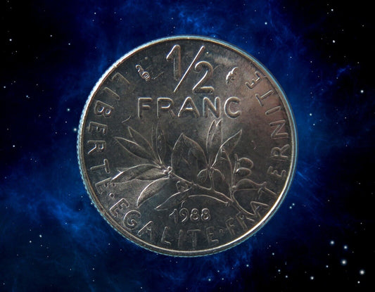 FRANCE - 1/2 Franc 1988