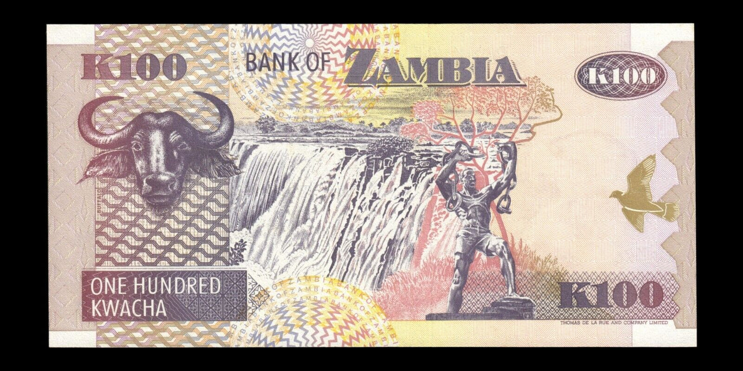 ZAMBIE - ZAMBIA - 100 Kwacha 1992 P.38b NEUF / UNC
