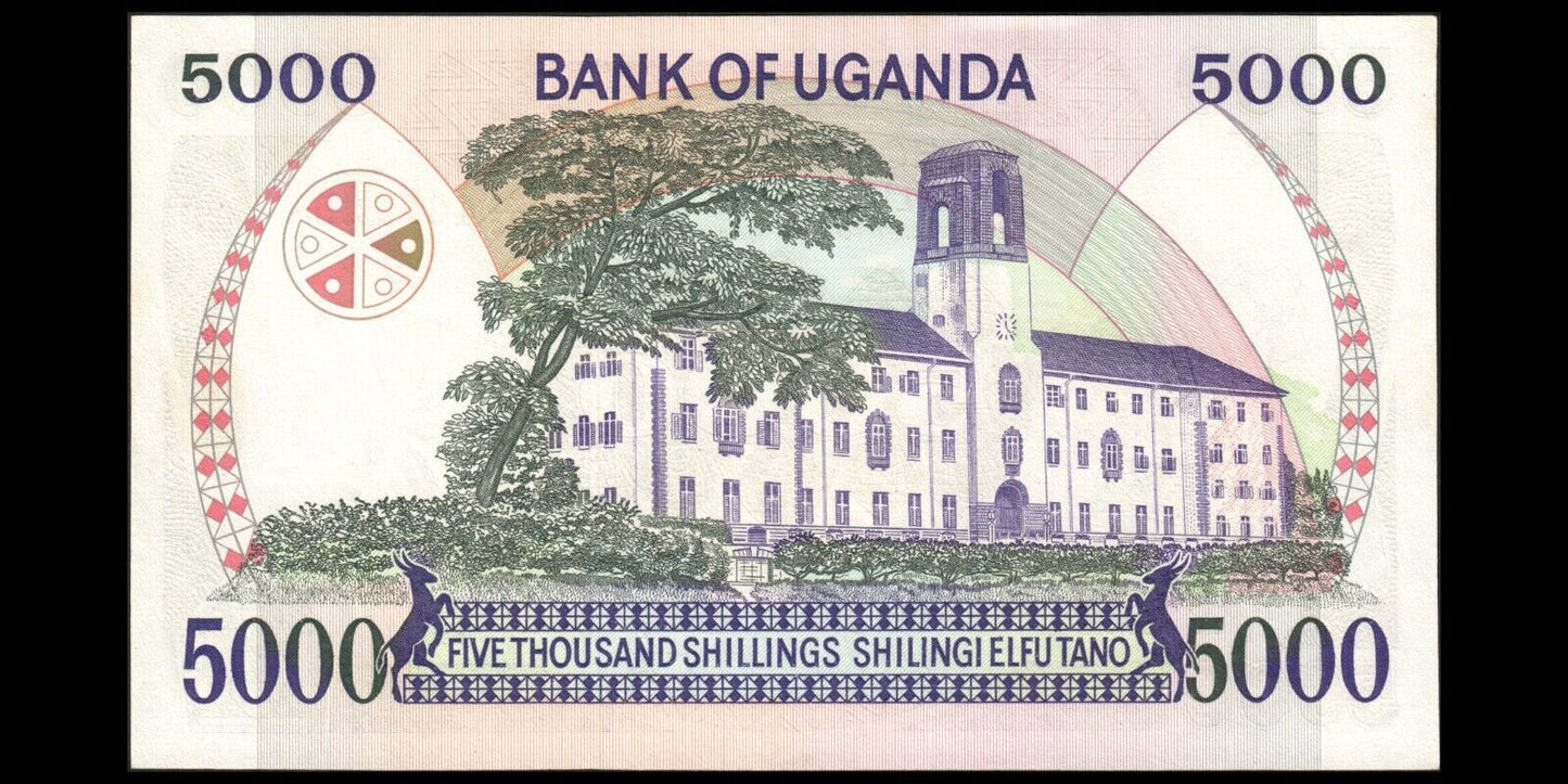 OUGANDA - UGANDA - 5000 Shillings 1986 P.24b pr.NEUF / UNC-