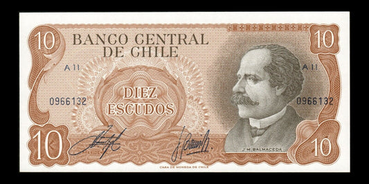 CHILI - CHILE - 10 Escudos ND P.143 NEUF / UNC