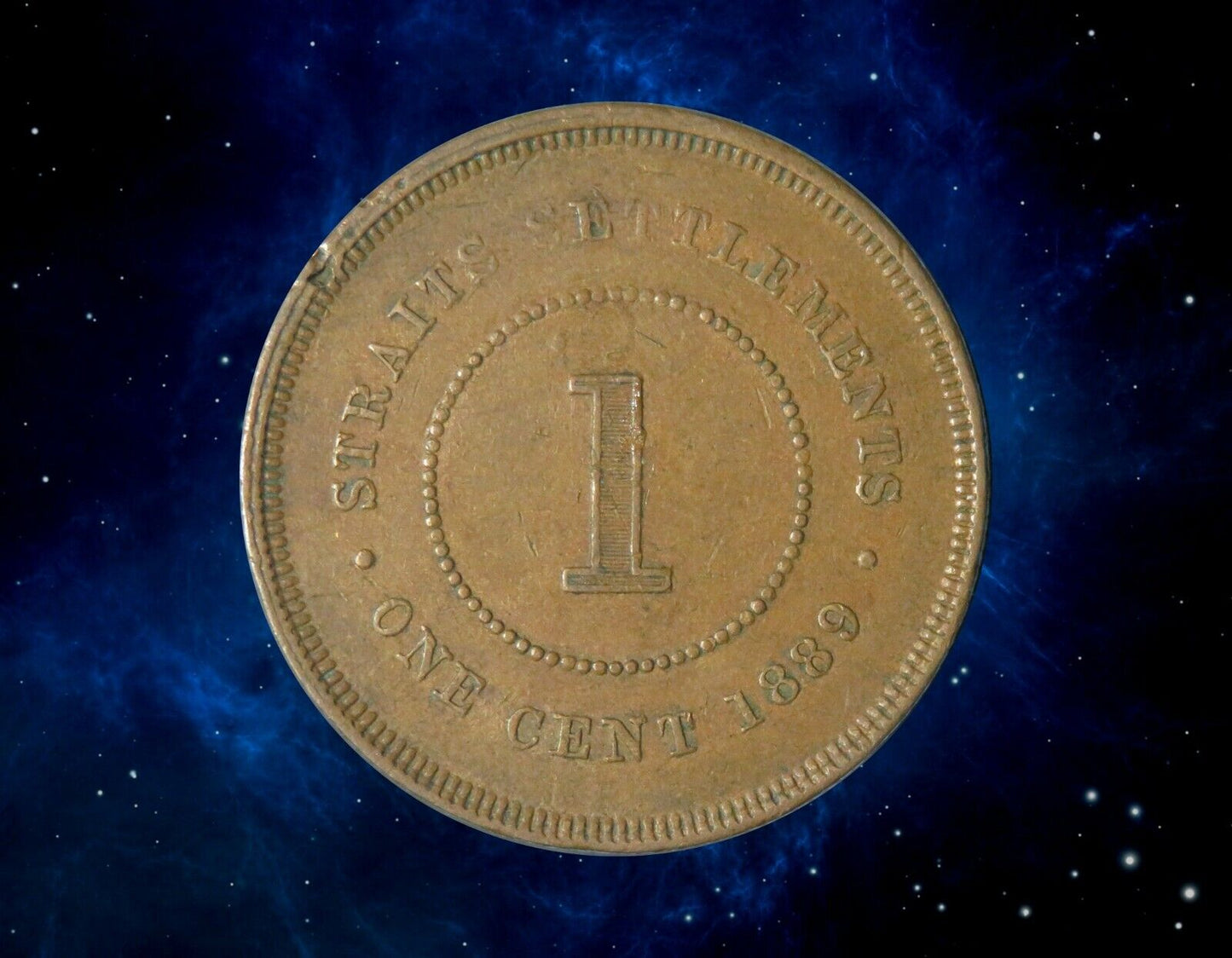 MALAISIE - STRAITS SETTLEMENTS - 1 Cent 1889 KM.16