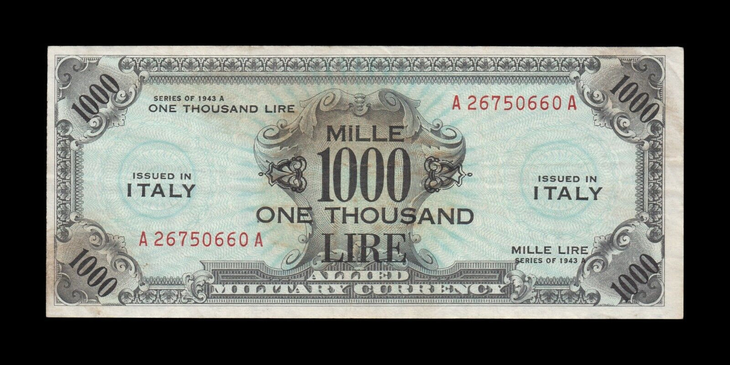 ITALIE - ITALY - 1000 Lire 1943 P.M23 TTB / VF