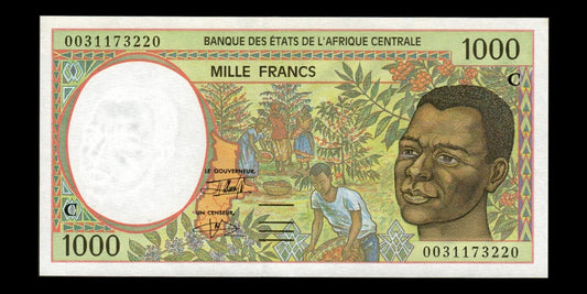 CENTRAL AFRICAN STATES - CONGO - 1000 Francs 2000 P.102Cg NEUF / UNC