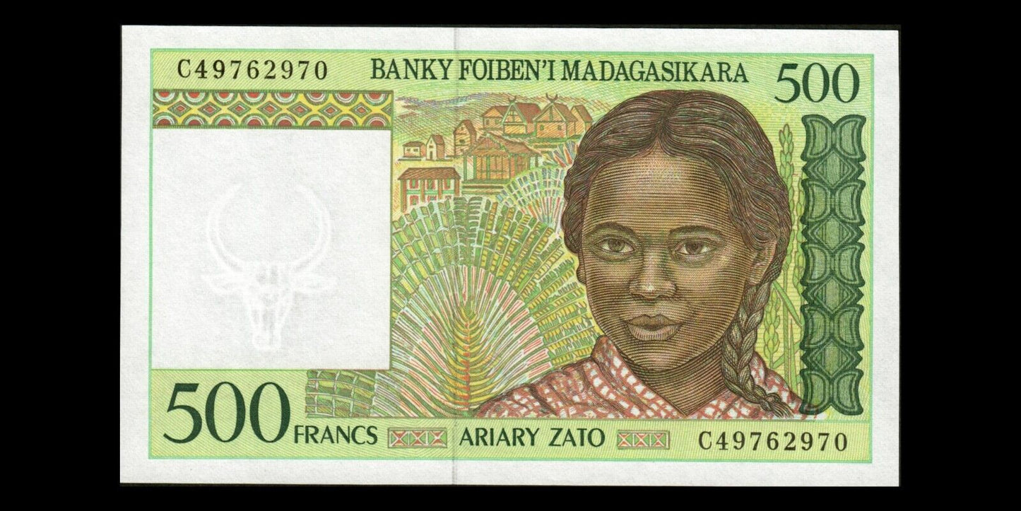 MADAGASCAR - 500 Francs (1994) P.75b NEUF / UNC