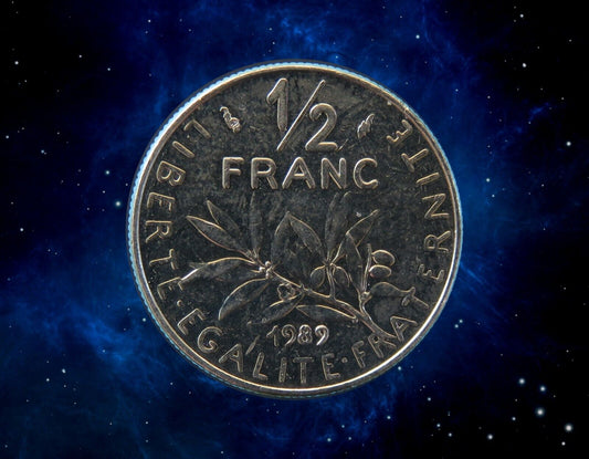 FRANCE - 1/2 Franc 1989