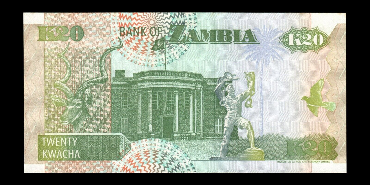 ZAMBIE - ZAMBIA - 20 Kwacha 1992 P.36b pr.NEUF / UNC-