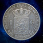 PAYS-BAS - NETHERLAND - 1 Gulden 1863 KM.93