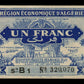 ALGÉRIE - ALGERIA - 1 Franc Région Économique 1944 P.98a SPL / AU