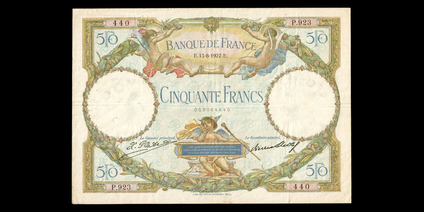 FRANCE - 50 Francs Merson 1929 F.15.01 P.77a TB+ / F+