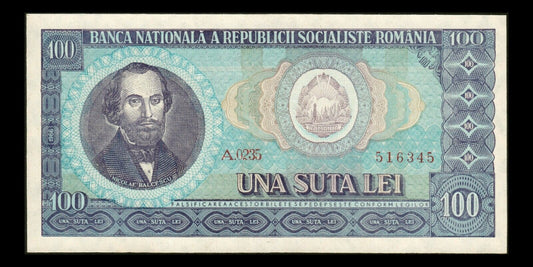 ROUMANIE - ROMANIA - 100 Lei 1966 P.97a pr.NEUF / UNC-