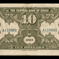 CHINE - CHINA - 10 Dollars 1923 P.176e TTB / VF