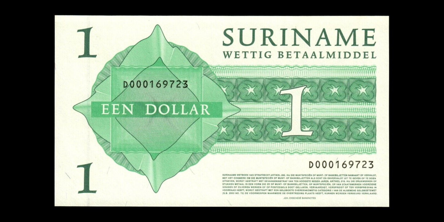 SURINAME - 1 Dollar 2004 P.155 NEUF / UNC