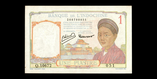 INDOCHINE - FRENCH INDOCHINA - 1 Piastre (1949) P.54e SUP+ / XF+