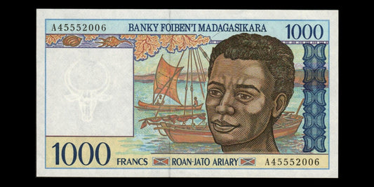 MADAGASCAR - 1000 Francs (1994) P.76a pr.NEUF / UNC-