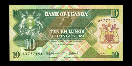 OUGANDA - UGANDA - 10 Shillings 1987 P.28 NEUF / UNC