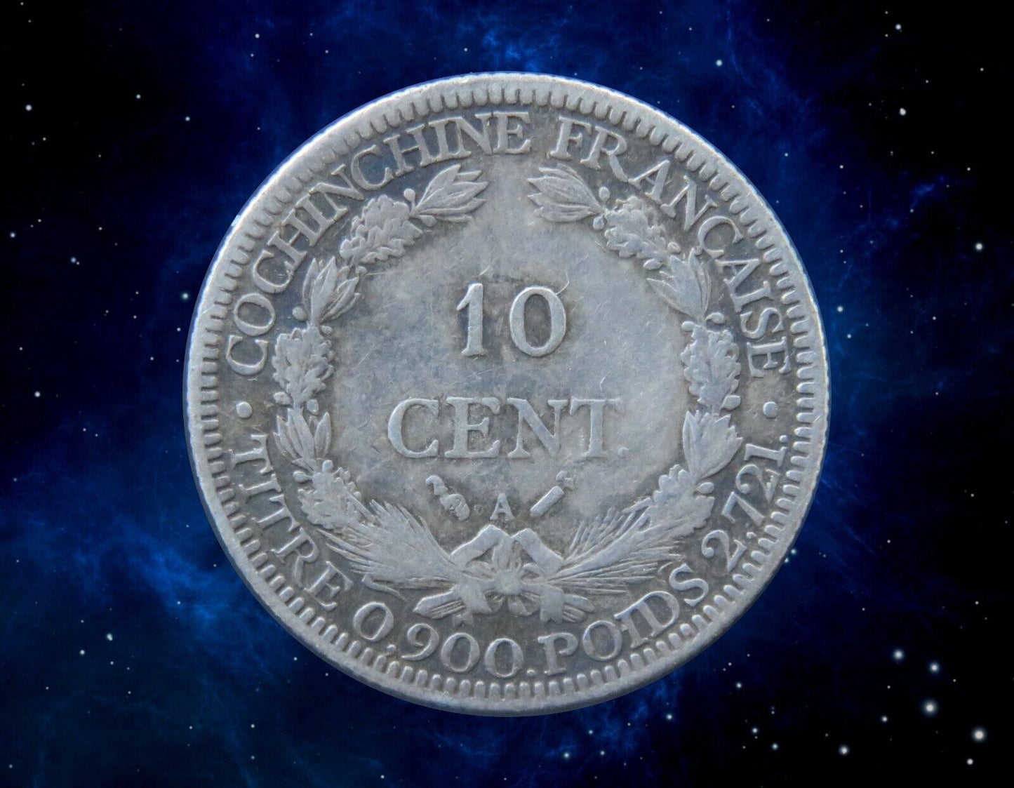 COCHINCHINE FRANÇAISE - COCHINCHINA - 10 Cent 1884 KM.4