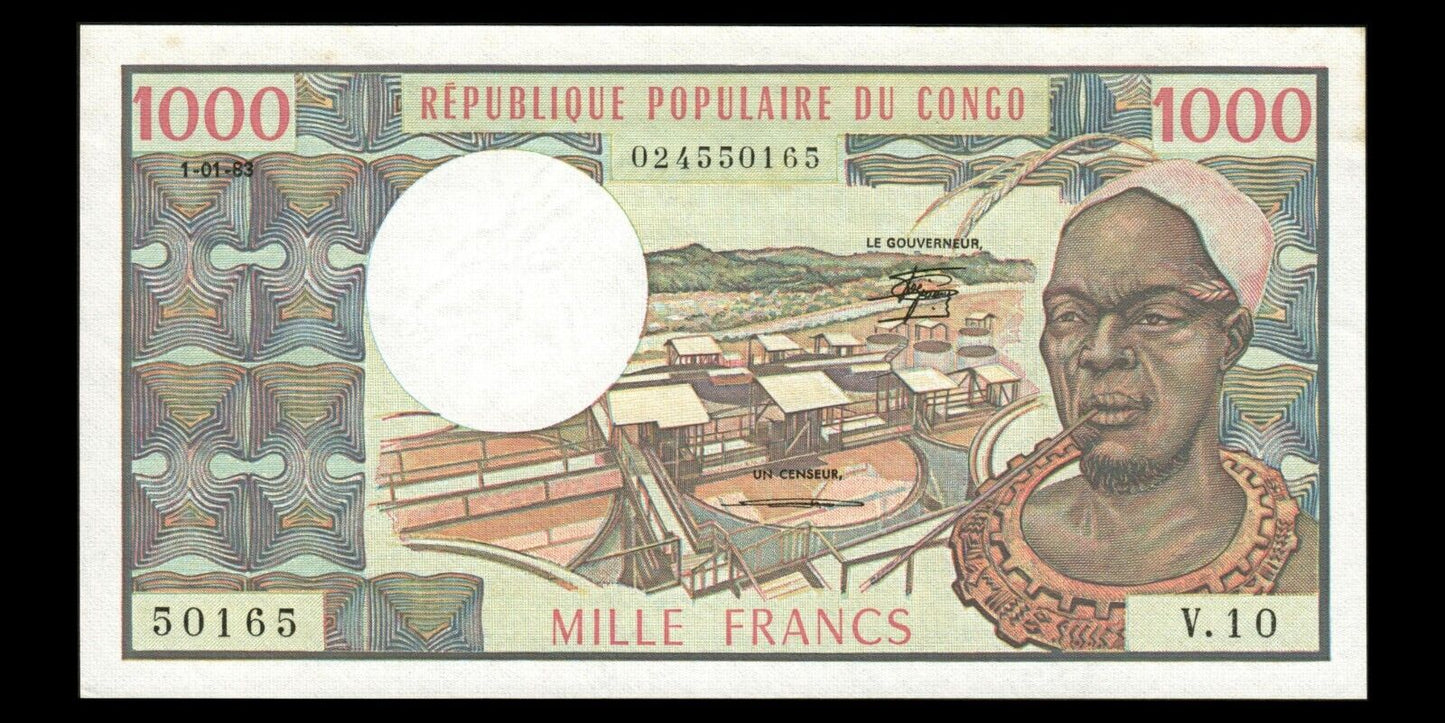 CONGO - 1000 Francs 1983 P.3e SPL / AU