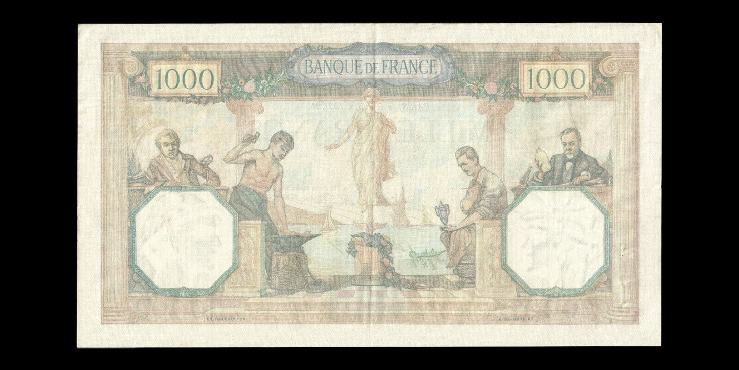 FRANCE - 1000 Francs Cérès et Mercure 1931 F.37.06, P.79b TTB / VF