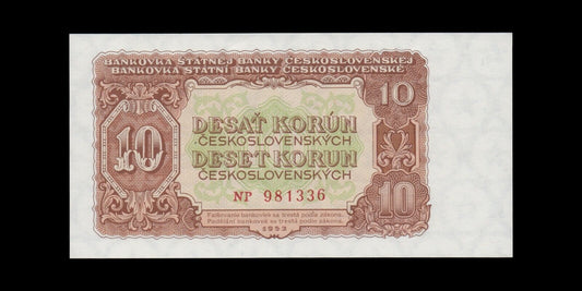 TCHÉCOSLOVAQUIE - CZECHOSLOVAKIA - 10 Korun 1953 P.83b pr.NEUF / UNC-