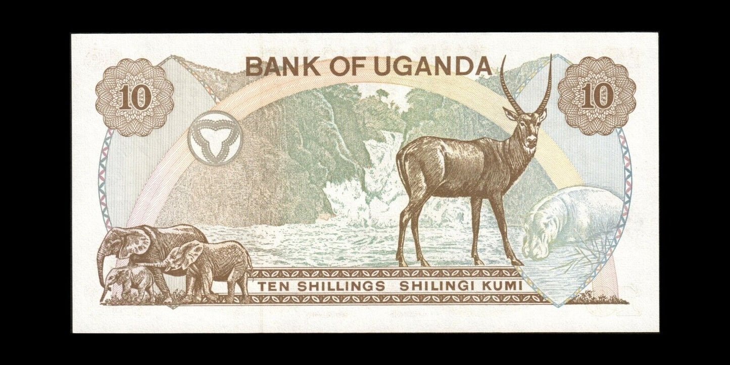 OUGANDA - UGANDA - 10 Schillings (1973) P.6c NEUF / UNC