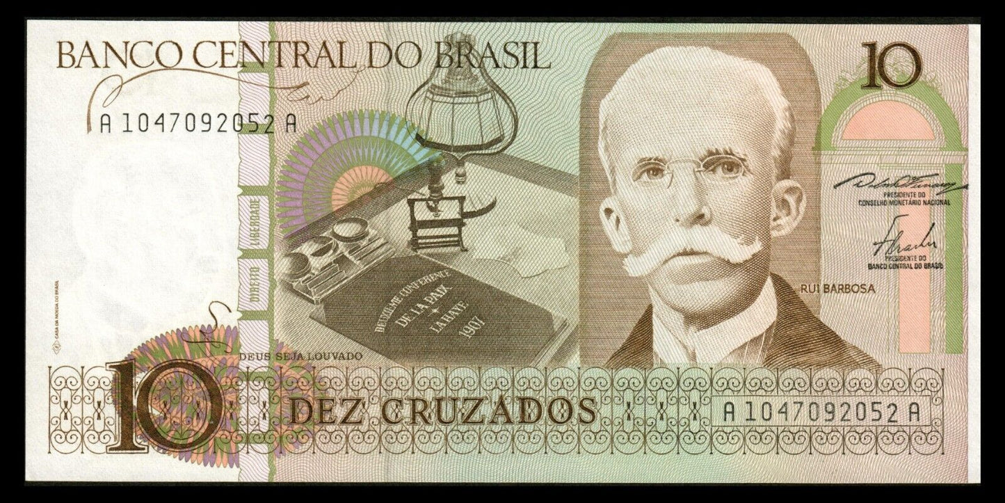BRÉSIL - BRAZIL - 10 Cruzados (1986) P.209a NEUF / UNC