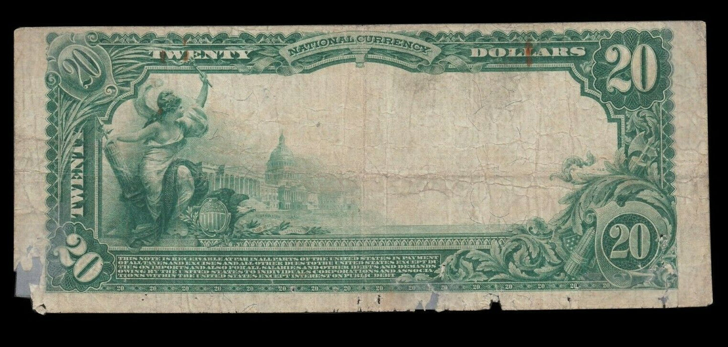 ÉTATS UNIS D'AMÉRIQUE - USA - 20 Dollars Philadelphia $20 1902 Fr. 650 B+ / G+