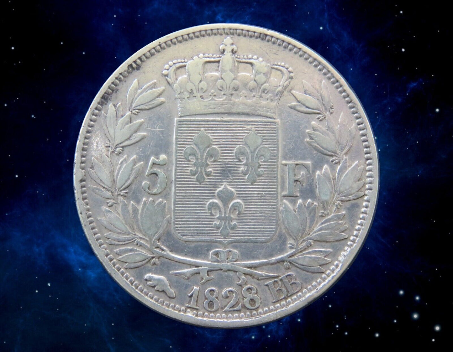 FRANCE - 5 Francs Charles X 1828 Strasbourg