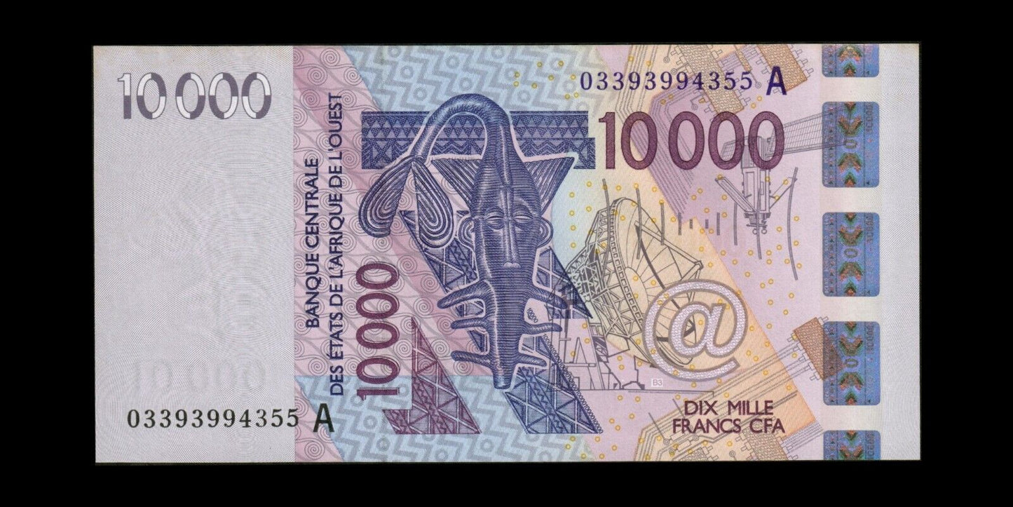 WEST AFRICAN STATES - IVORY COAST - 10000 Francs CFA 2003 P.118Aa pr.NEUF / UNC-