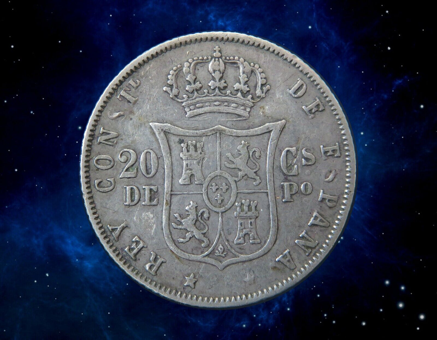 PHILIPPINES - 20 Centimos de Peso 1883 KM.149