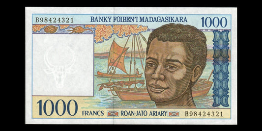 MADAGASCAR - 1000 Francs (1994) P.76b pr.NEUF / UNC-