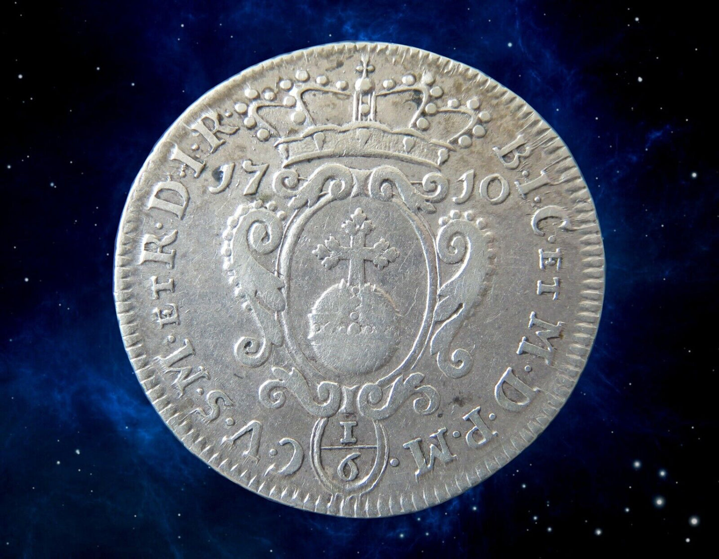 ALLEMAGNE - GERMANY - PFALZ - 1/6 Thaler 1710